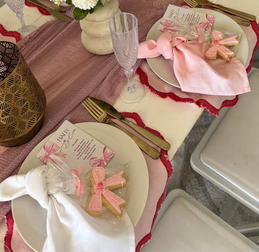 Menu, place setting or programme cards