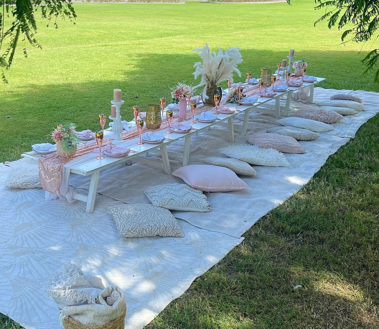 Full setup, medium group picnics 10-20 people