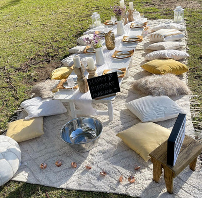 Full setup, small group picnics 3-9 people