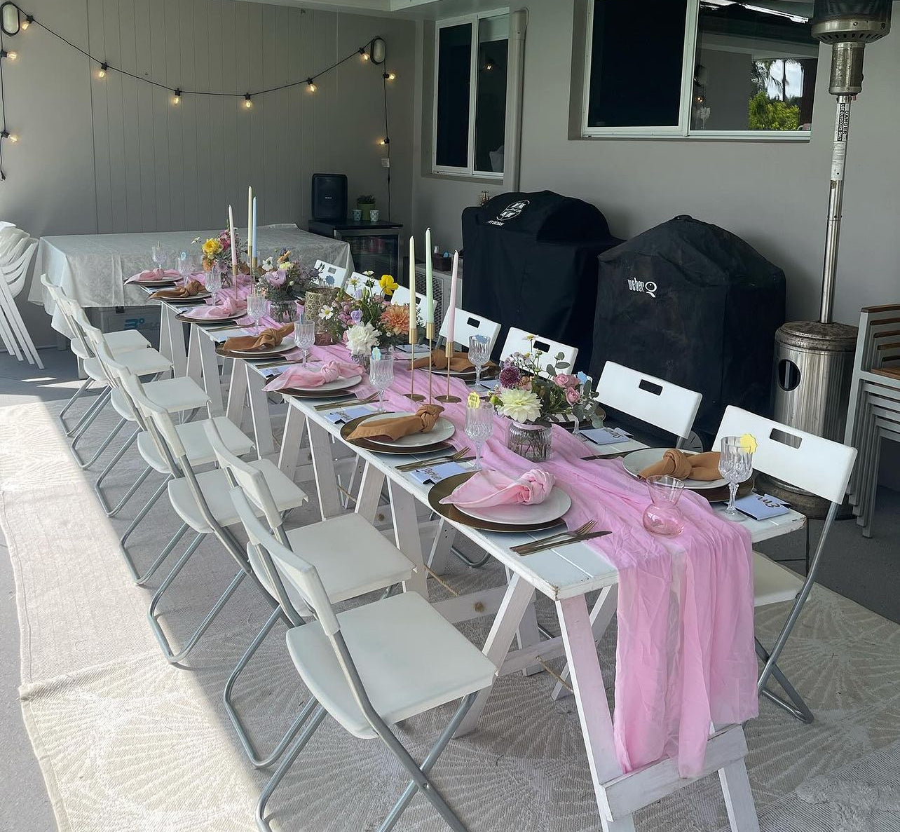 Full setup, medium group picnics 10-20 people