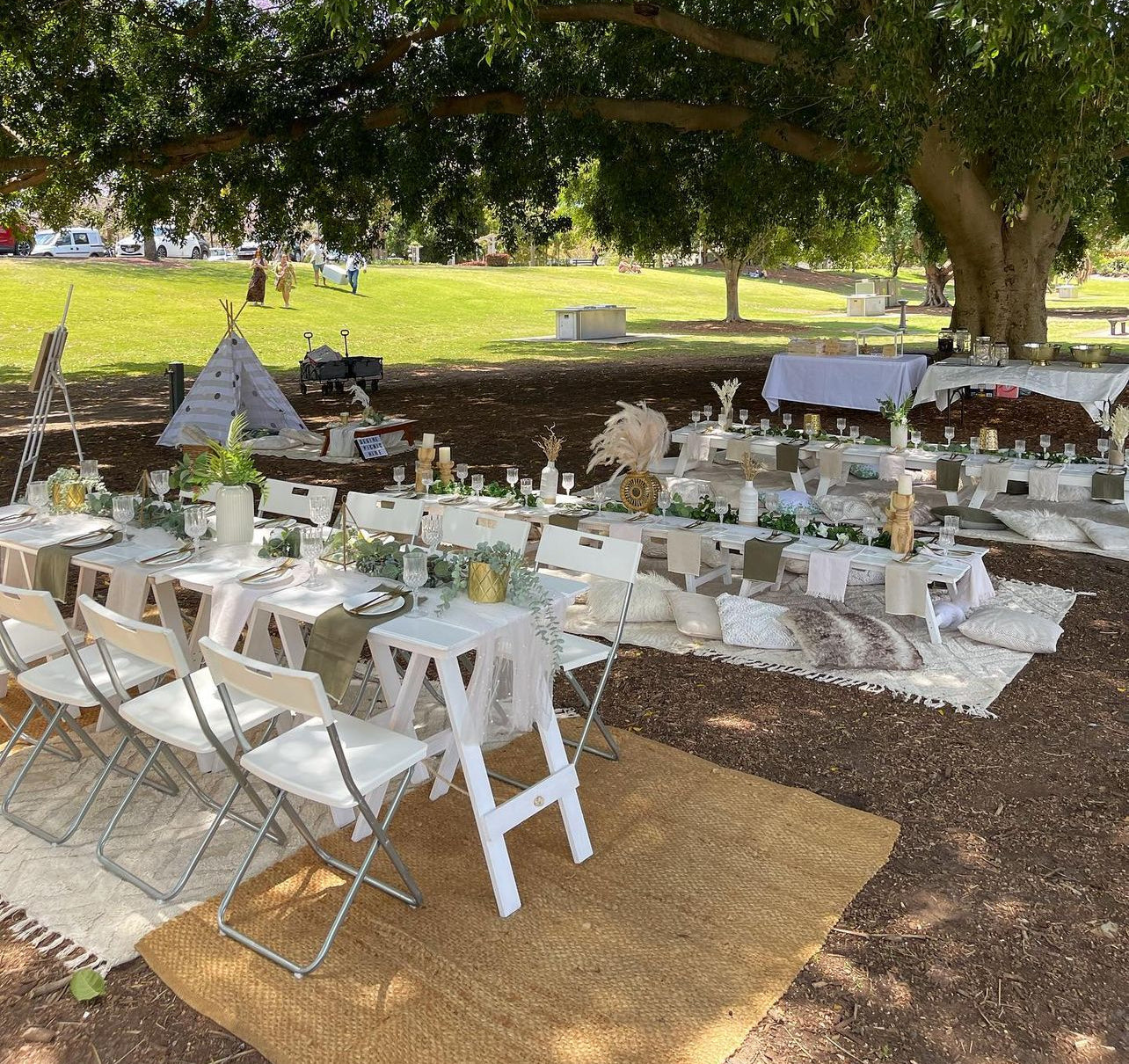 Full setup, extra large group picnics 31+ people